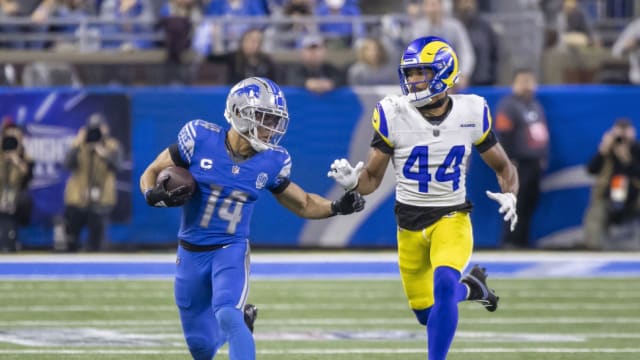 Detroit Lions wide receiver Amon-Ra St. Brown.